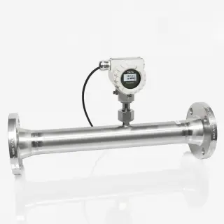 S452 Czujnik zużycia sprężonego powietrza do zastosowań zewnętrznych i Ex (z sekcją pomiarową)